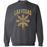 Las Vegas with Sun and Stars Unisex Crewneck Pullover Sweatshirt